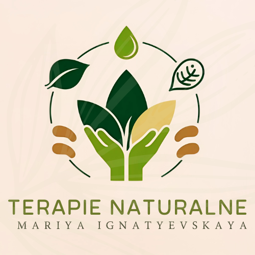 Logo Terapie Naturalne - Projekt identyfikacji wizualnej i branding wykonany przez Noctura. Profesjonalne logo dla branży zdrowia i wellness.